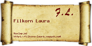 Filkorn Laura névjegykártya